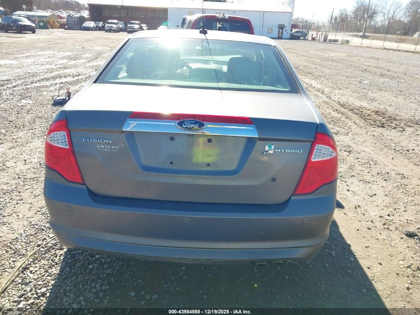 2012 Ford Fusion Hybrid VIN: 3FADP0L36CR429236 Lot: 43984568