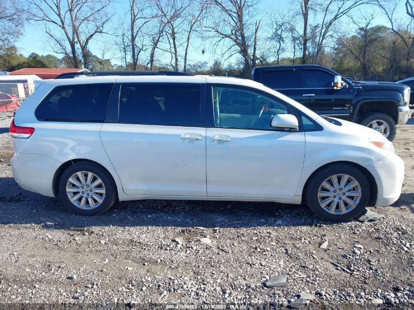 2012 Toyota Sienna Limited V6 7 Passenger VIN: 5TDYK3DC9CS270879 Lot: 43984582