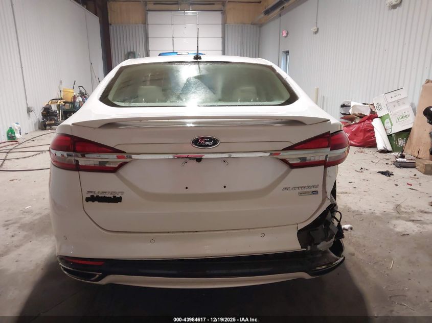 2018 Ford Fusion Platinum VIN: 3FA6P0D96JR265172 Lot: 43984617
