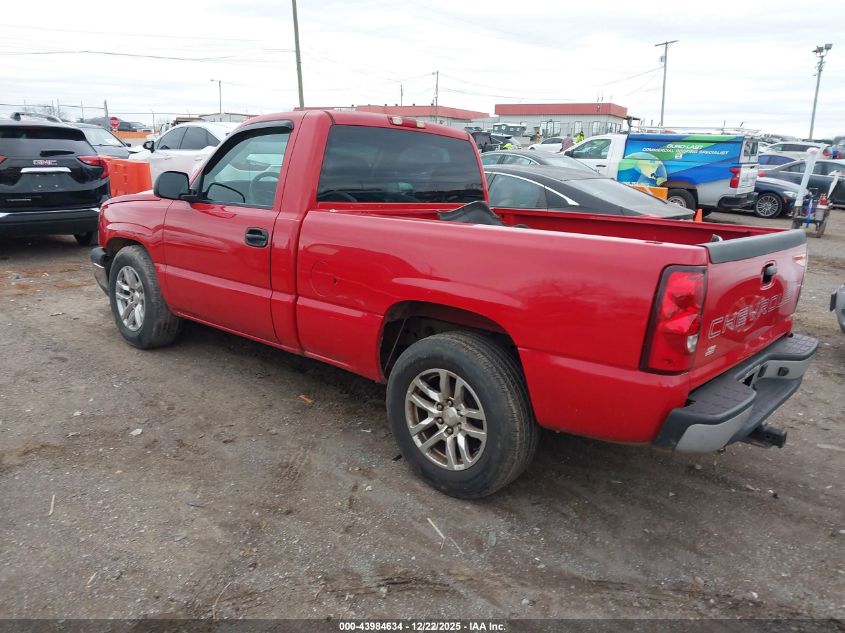 2006 Chevrolet Silverado 1500 Work Truck VIN: 3GCEC14X86G268227 Lot: 43984634