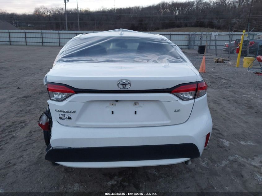 2022 Toyota Corolla Le VIN: 5YFEPMAE4NP368178 Lot: 43984635