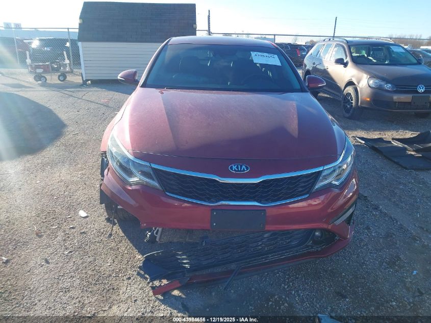 2019 Kia Optima S VIN: 5XXGT4L35KG295990 Lot: 43984656