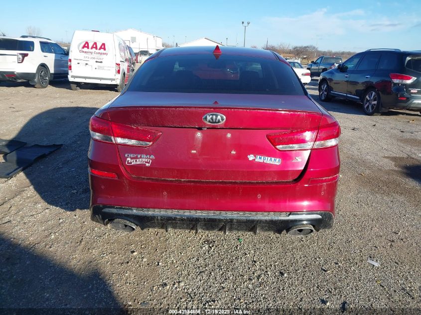 2019 Kia Optima S VIN: 5XXGT4L35KG295990 Lot: 43984656