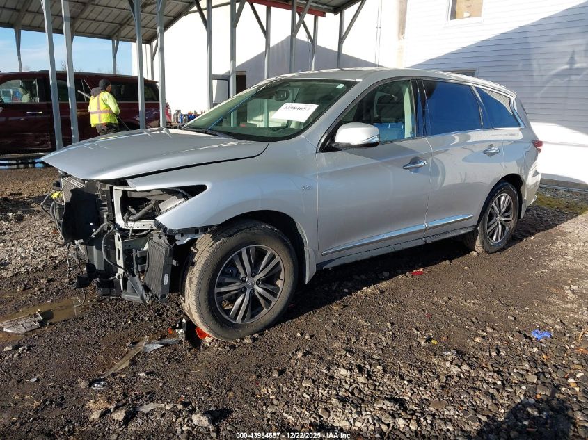 2019 Infiniti Qx60 Pure VIN: 5N1DL0MN9KC550647 Lot: 43984657