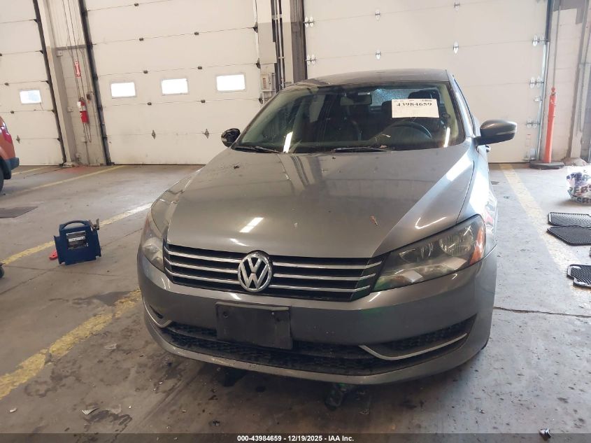 2013 Volkswagen Passat 2.5L Wolfsburg Edition VIN: 1VWAP7A37DC139612 Lot: 43984659
