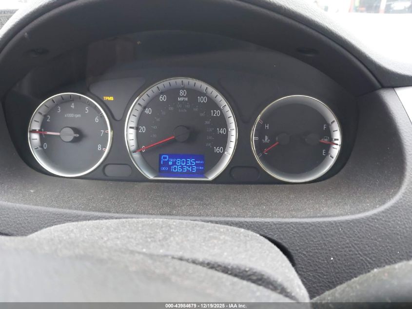 2009 Hyundai Sonata Gls VIN: 5NPET46CX9H549775 Lot: 43984679