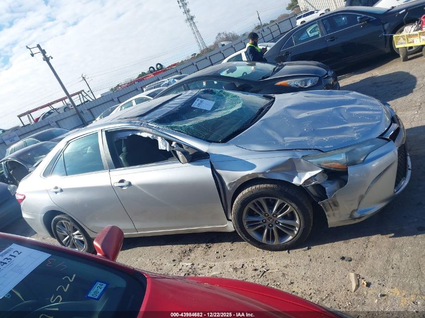 2016 Toyota Camry Se VIN: 4T1BF1FK1GU148940 Lot: 43984682