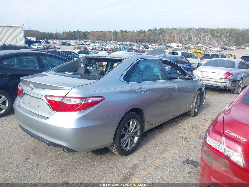 2016 Toyota Camry Se VIN: 4T1BF1FK1GU148940 Lot: 43984682