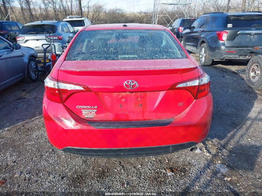 2016 Toyota Corolla S W/Special Edition Pkg VIN: 2T1BURHE6GC607215 Lot: 43984691