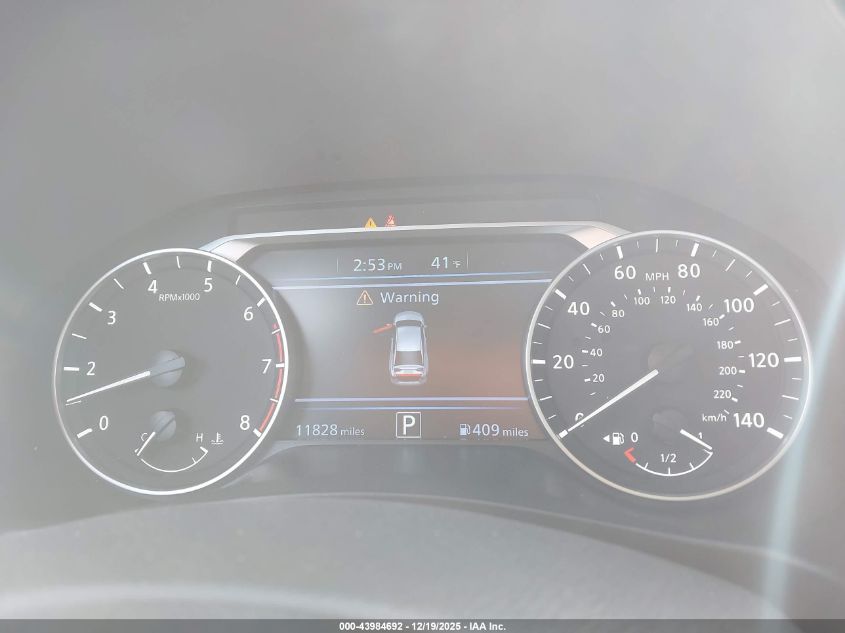 2025 Nissan Altima Sv Fwd VIN: 1N4BL4DV6SN406521 Lot: 43984692