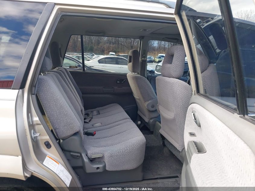2001 Suzuki Grand Vitara Xl-7 Plus/Standard/Touring VIN: JS3TX92V814111476 Lot: 43984702