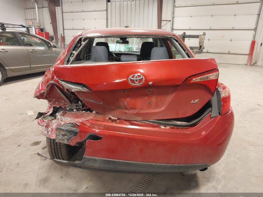 2018 Toyota Corolla Le VIN: 2T1BURHE0JC068890 Lot: 43984704