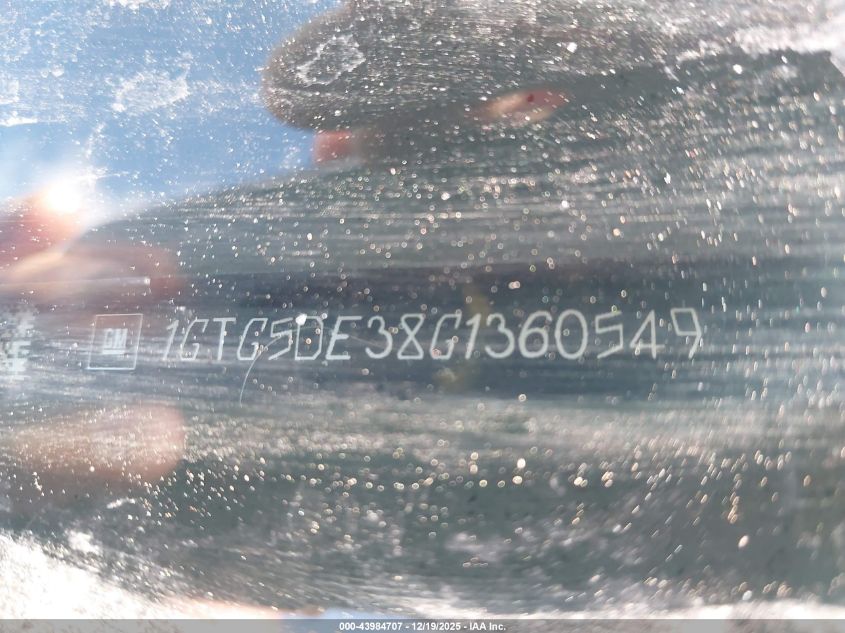 2016 GMC Canyon Slt VIN: 1GTG5DE38G1360549 Lot: 43984707