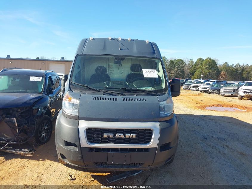 2019 Ram Promaster 3500 Cargo Van High Roof 159 Wb Ext VIN: 3C6URVJG4KE555583 Lot: 43984705