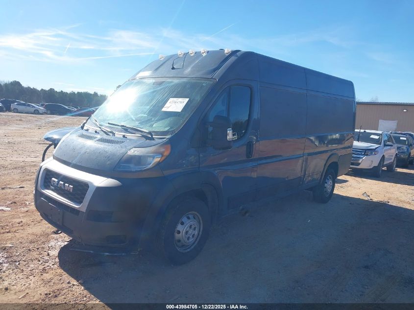 2019 Ram Promaster 3500 Cargo Van High Roof 159 Wb Ext VIN: 3C6URVJG4KE555583 Lot: 43984705