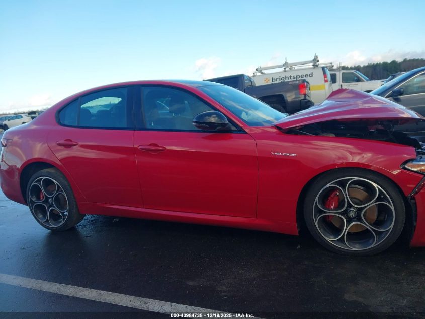 2022 Alfa Romeo Giulia Veloce Awd VIN: ZARFANBN8N7659770 Lot: 43984738