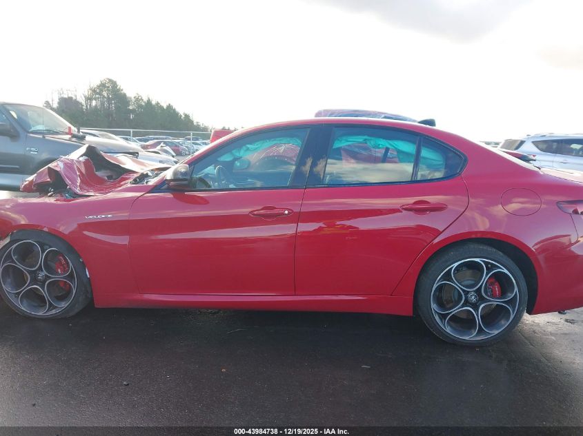 2022 Alfa Romeo Giulia Veloce Awd VIN: ZARFANBN8N7659770 Lot: 43984738
