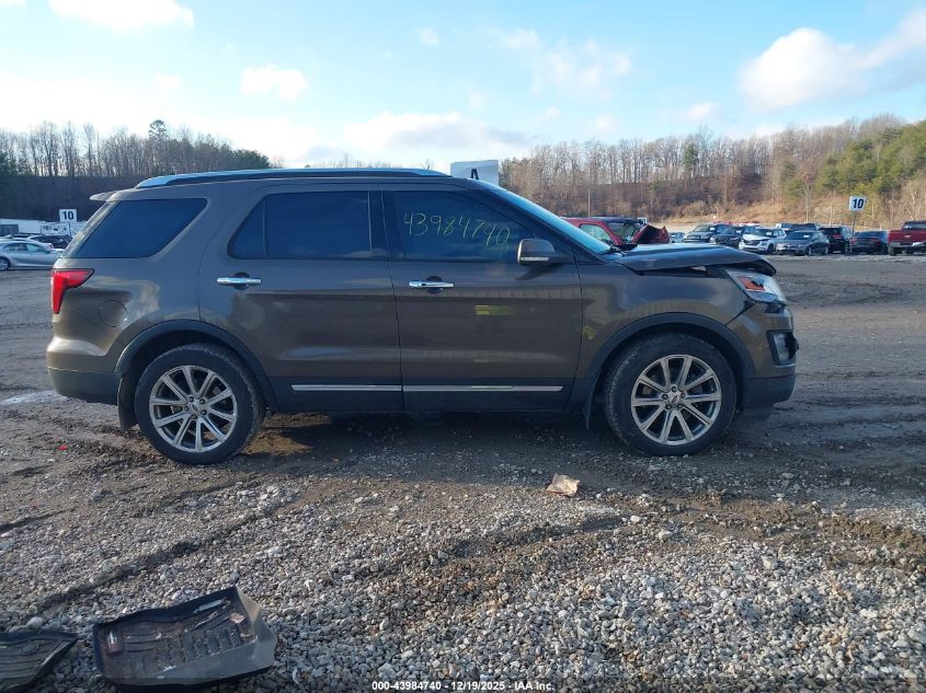 2016 Ford Explorer Limited VIN: 1FM5K8F82GGC90444 Lot: 43984740