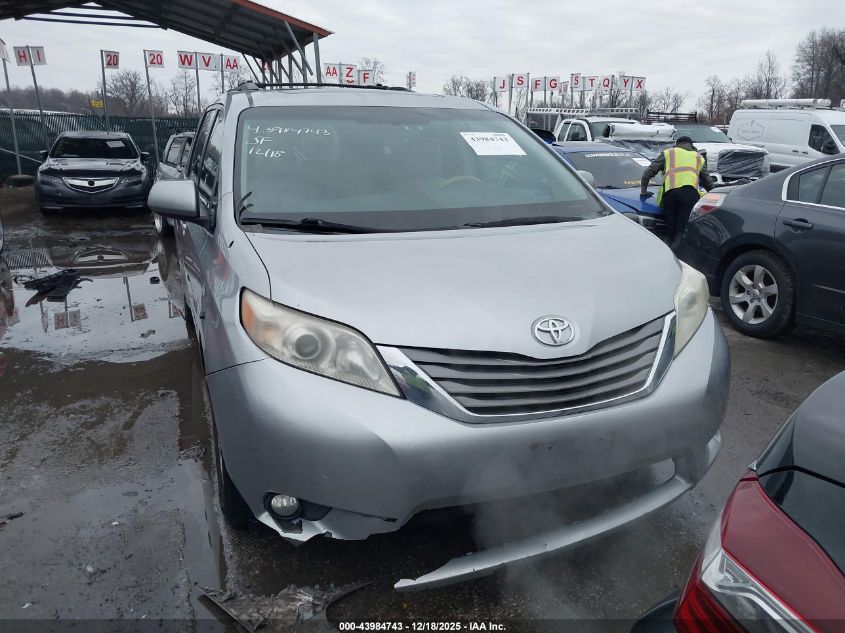 2012 Toyota Sienna Xle V6 8 Passenger VIN: 5TDYK3DCXCS178972 Lot: 43984743