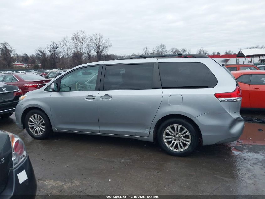 2012 Toyota Sienna Xle V6 8 Passenger VIN: 5TDYK3DCXCS178972 Lot: 43984743