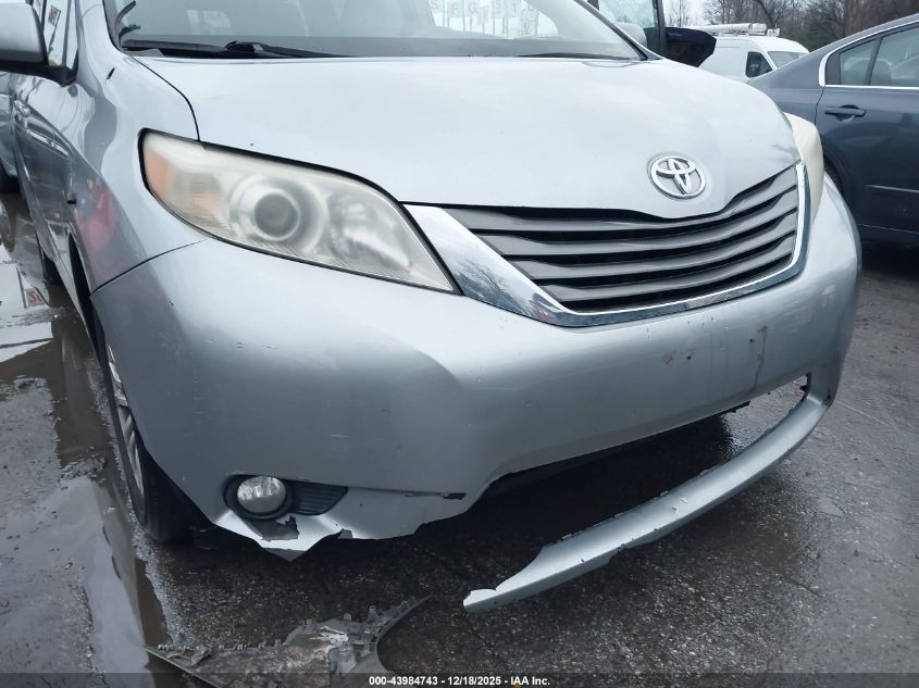 2012 Toyota Sienna Xle V6 8 Passenger VIN: 5TDYK3DCXCS178972 Lot: 43984743