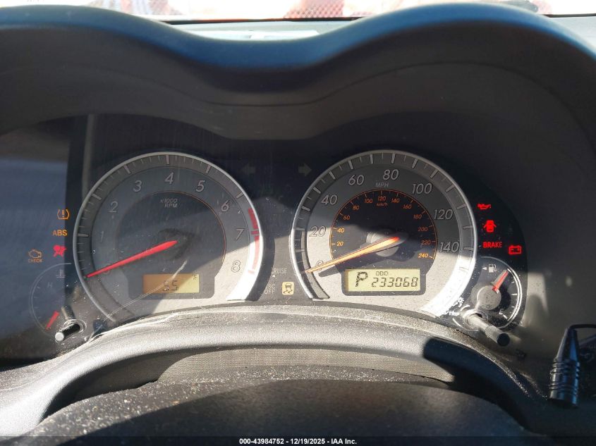 2010 Toyota Corolla S VIN: 2T1BU4EE5AC450503 Lot: 43984752