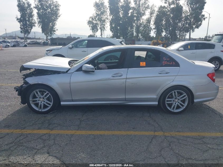 2014 Mercedes-Benz C-Class C 250 Sport VIN: WDDGF4HB8EG255235 Lot: 43984773