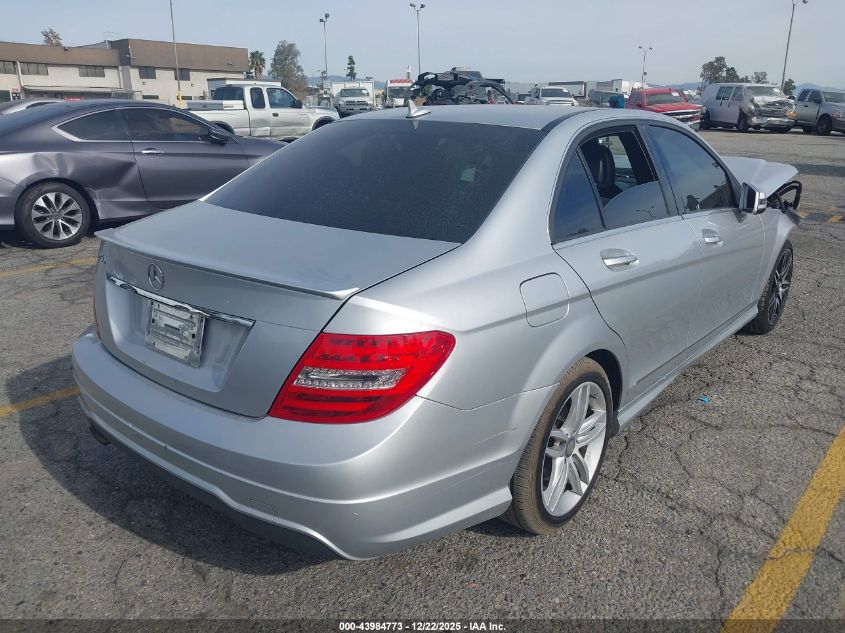 2014 Mercedes-Benz C-Class C 250 Sport VIN: WDDGF4HB8EG255235 Lot: 43984773