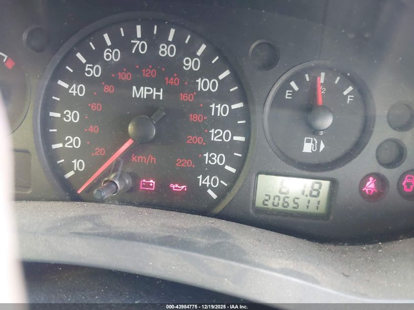 2005 Ford Focus Zx4 VIN: 1FAFP34N85W266518 Lot: 43984775