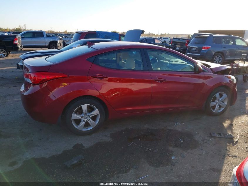 2013 Hyundai Elantra Gls VIN: 5NPDH4AEXDH259289 Lot: 43984782