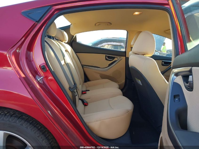 2013 Hyundai Elantra Gls VIN: 5NPDH4AEXDH259289 Lot: 43984782