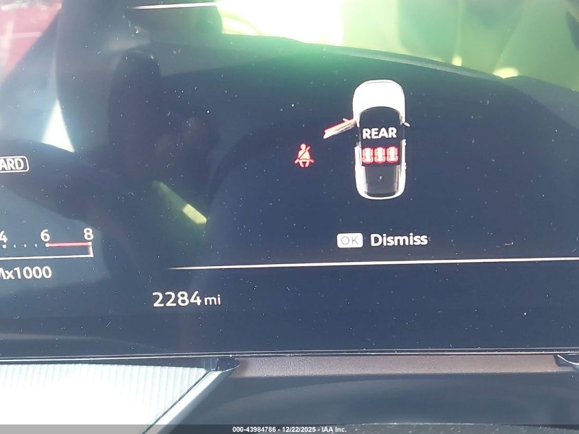 2025 Nissan Murano Sl VIN: 5N1AZ3CSXSC121737 Lot: 43984786