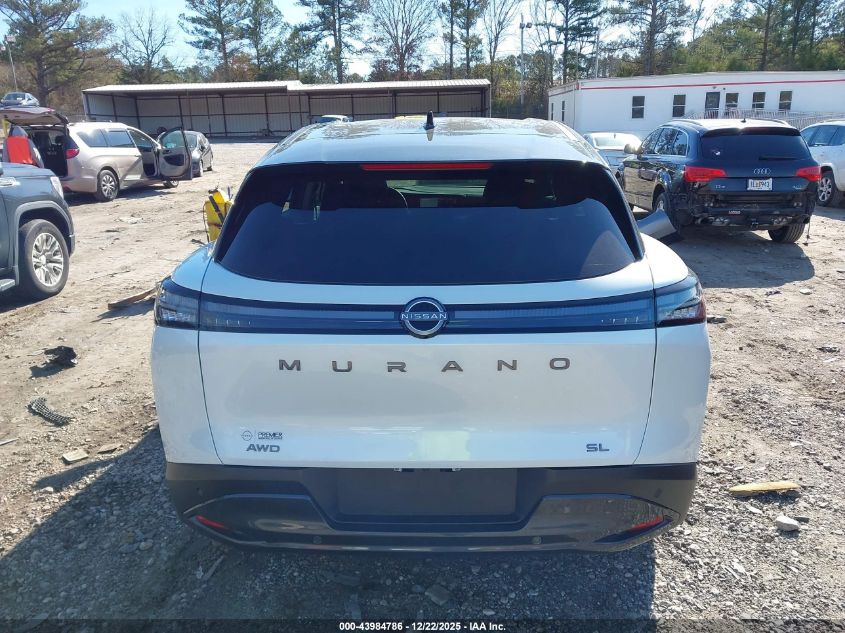2025 Nissan Murano Sl VIN: 5N1AZ3CSXSC121737 Lot: 43984786