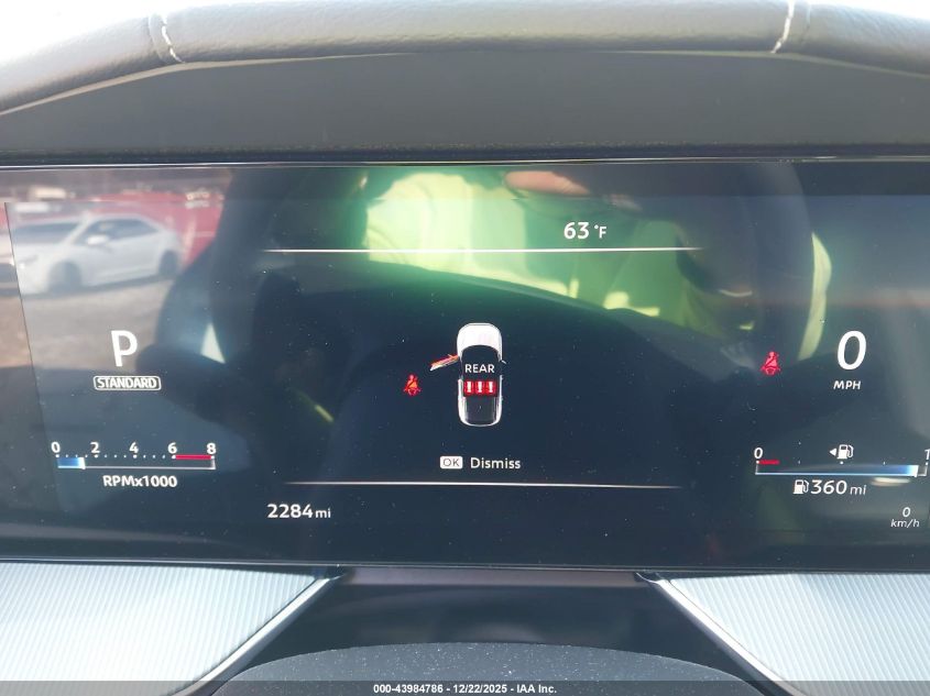 2025 Nissan Murano Sl VIN: 5N1AZ3CSXSC121737 Lot: 43984786