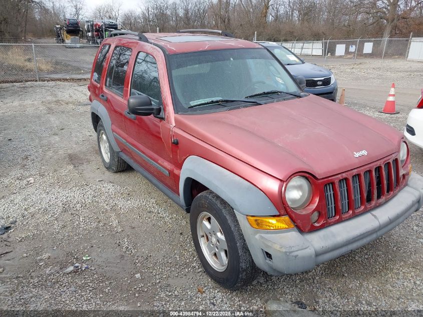 2006 Jeep Liberty Sport VIN: 1J4GL48K66W269624 Lot: 43984794