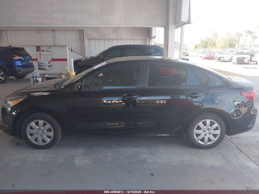 2021 Kia Rio Lx VIN: 3KPA24AD8ME385652 Lot: 43984813
