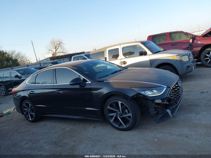 5NPEJ4J2XMH132699 2021 Hyundai Sonata Sel Plus auction photo 1