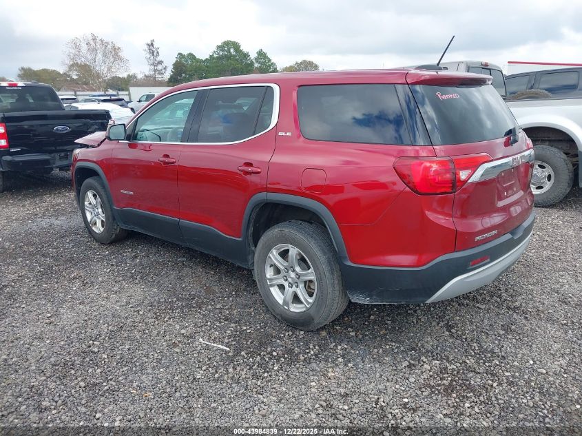 2019 GMC Acadia Sle-1 VIN: 1GKKNKLA3KZ275164 Lot: 43984839
