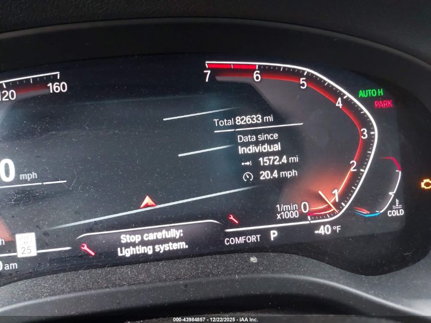 2020 BMW X3 xDrive30I VIN: 5UXTY5C06L9C01577 Lot: 43984857