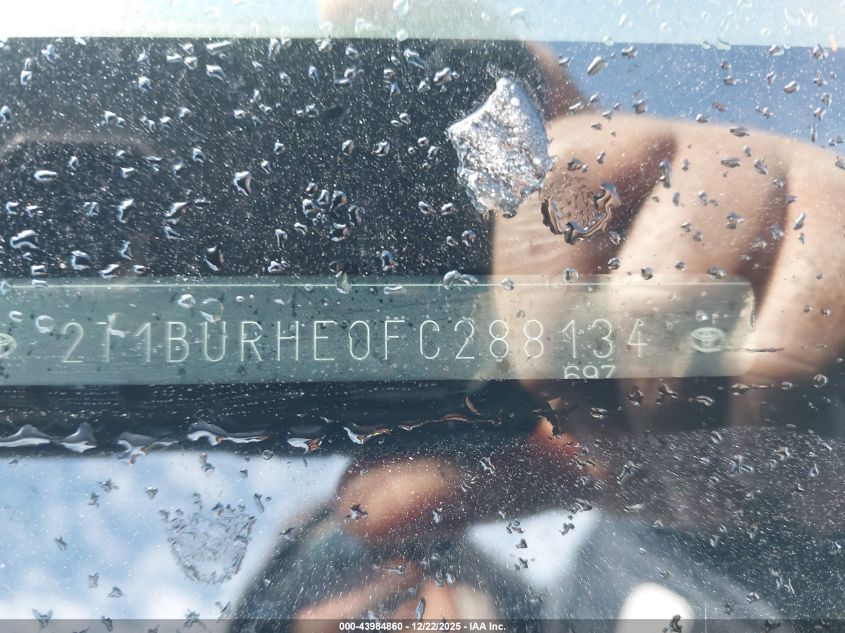 2015 Toyota Corolla S Plus VIN: 2T1BURHE0FC288134 Lot: 43984860