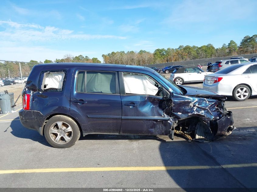 2012 Honda Pilot Ex-L VIN: 5FNYF3H69CB004453 Lot: 43984868