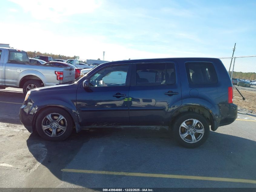 2012 Honda Pilot Ex-L VIN: 5FNYF3H69CB004453 Lot: 43984868