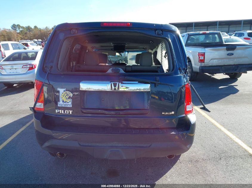 2012 Honda Pilot Ex-L VIN: 5FNYF3H69CB004453 Lot: 43984868