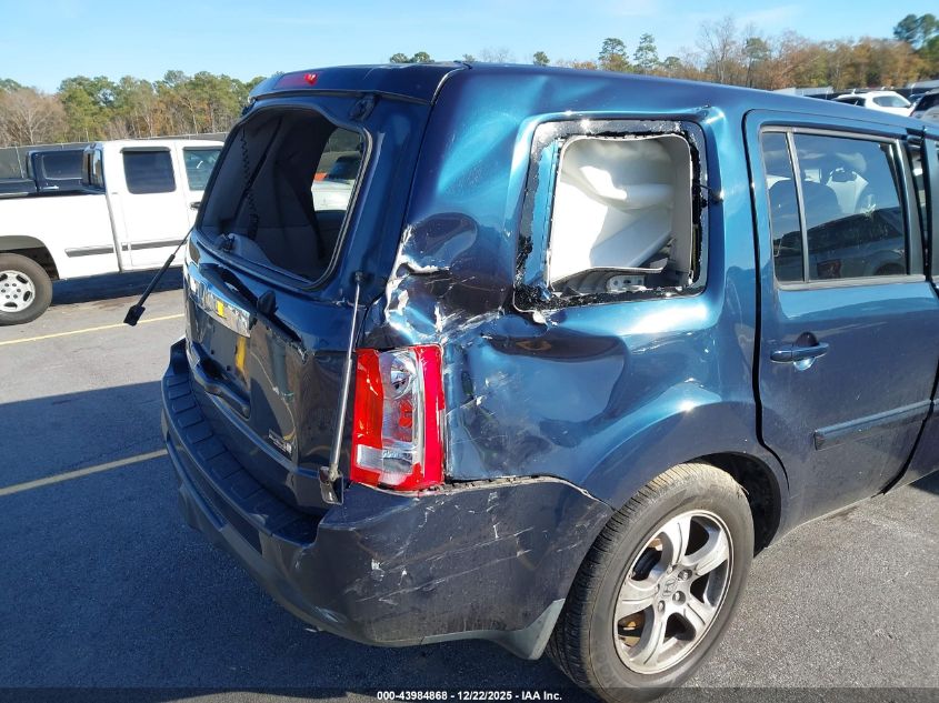 2012 Honda Pilot Ex-L VIN: 5FNYF3H69CB004453 Lot: 43984868