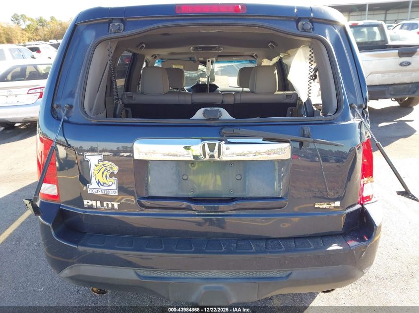 2012 Honda Pilot Ex-L VIN: 5FNYF3H69CB004453 Lot: 43984868