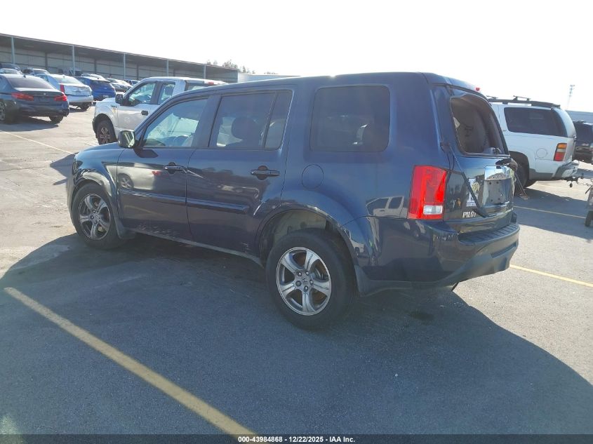 2012 Honda Pilot Ex-L VIN: 5FNYF3H69CB004453 Lot: 43984868