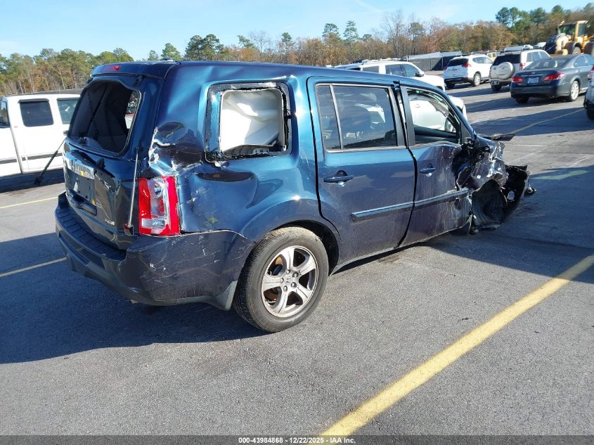 2012 Honda Pilot Ex-L VIN: 5FNYF3H69CB004453 Lot: 43984868