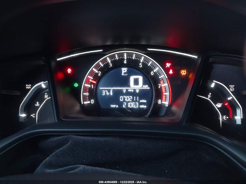 2017 Honda Civic Lx VIN: 2HGFC4B51HH310944 Lot: 43984869