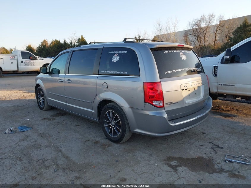 VIN 2C4RDGCG2HR801964 2017 DODGE GRAND CARAVAN SXT