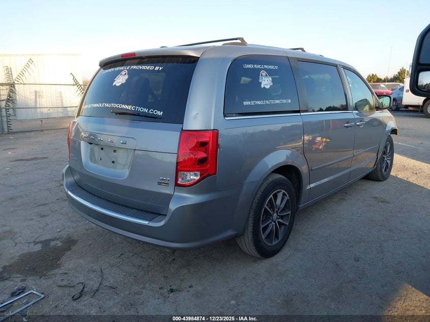 VIN 2C4RDGCG2HR801964 2017 DODGE GRAND CARAVAN SXT